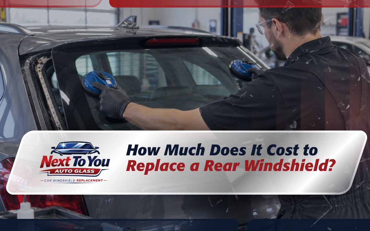 Rear windshield replacement in Los Angeles, CA for shattered automotive glass