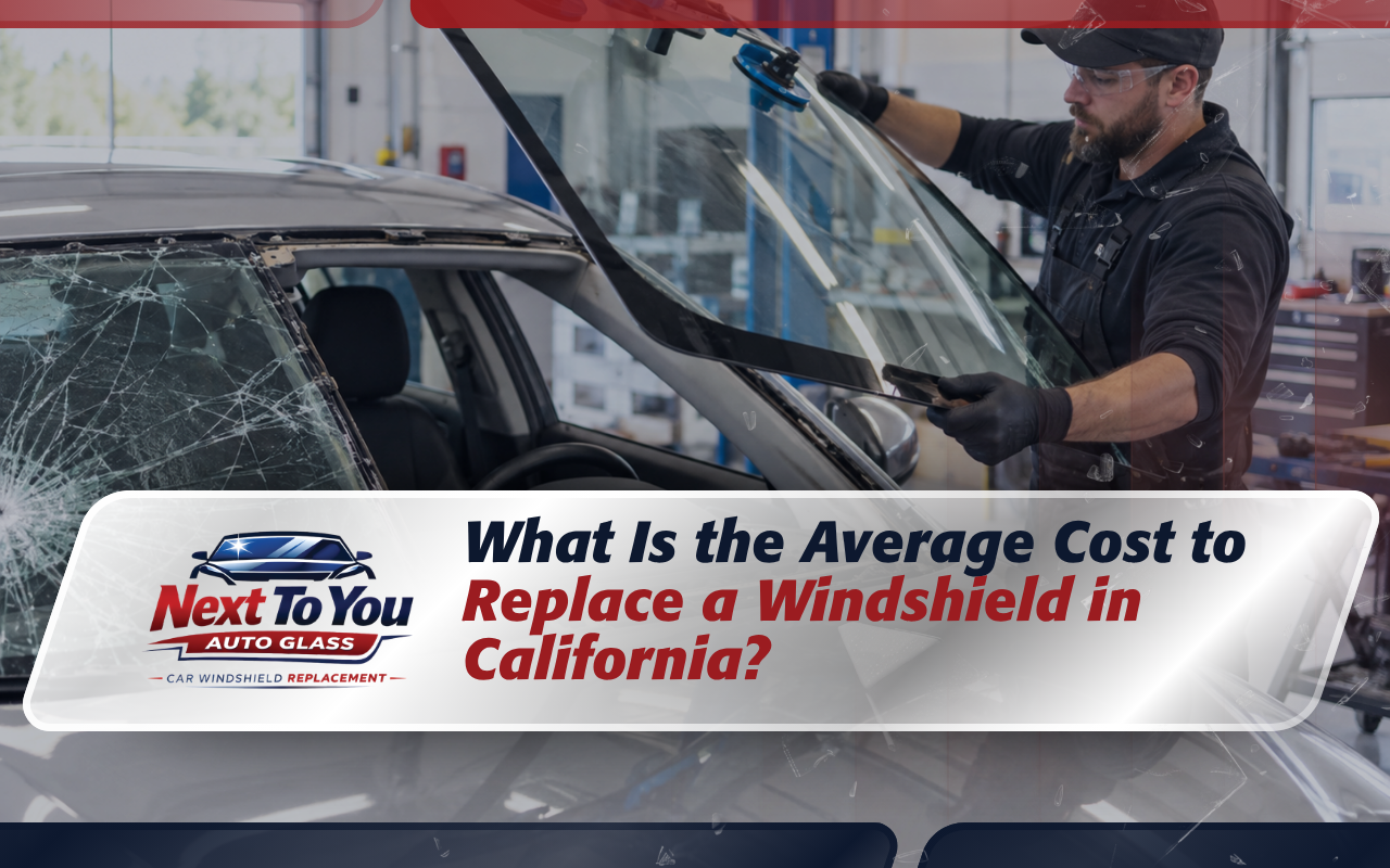 Windshield replacement in Pasadena, CA for a cracked automotive windshield