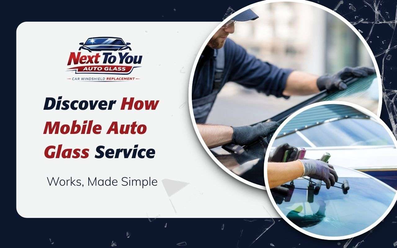 Step-by-step overview of how mobile auto glass service works at a customer location
